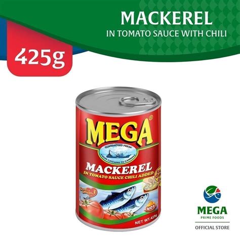 mega mackerel price|Mega Mackerel in Tomato Sauce 425g x 24 — megamart.ph.